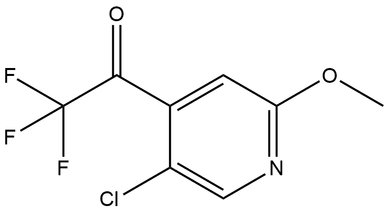 1-(5-Chloro-2-methoxypyridin-4-yl)-2,2,2-trifluoroethanone Structure