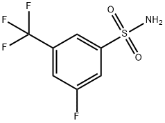 3-fluoro-5-(trifluoromethyl)benzene-1-sulfonamide Structure