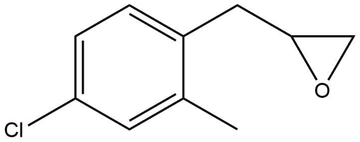 2-[(4-Chloro-2-methylphenyl)methyl]oxirane Structure