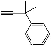 3-(2-methylbut-3-yn-2-yl)pyridine 구조식 이미지