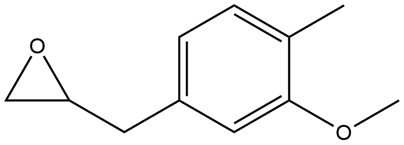 2-[(3-Methoxy-4-methylphenyl)methyl]oxirane Structure