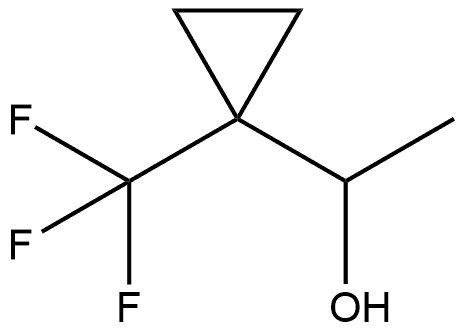 Cyclopropanemethanol, α-methyl-1-(trifluoromethyl)- Structure