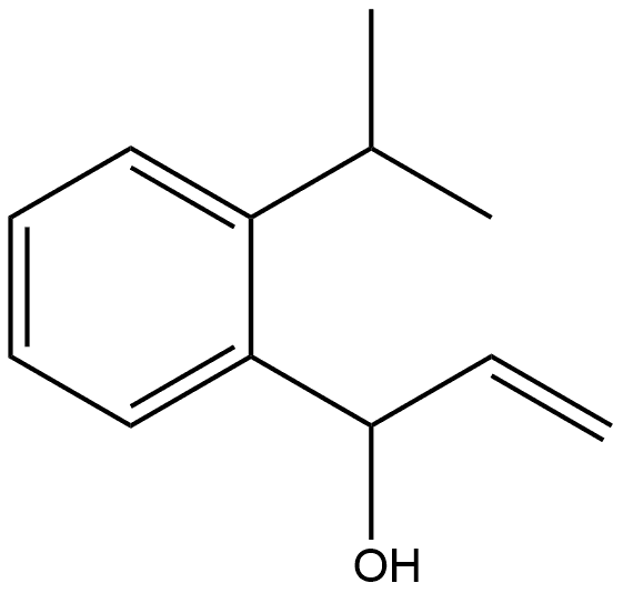 α-Ethenyl-2-(1-methylethyl)benzenemethanol Structure