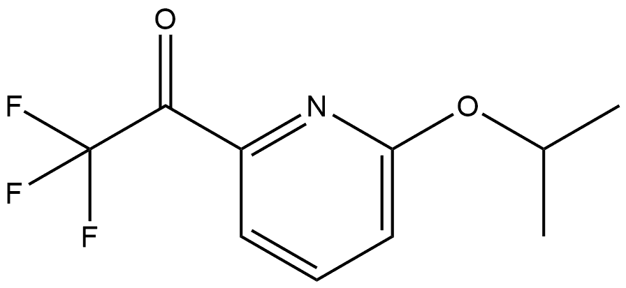 2,2,2-Trifluoro-1-(6-isopropoxypyridin-2-yl)ethanone Structure