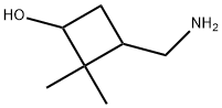 3-(Aminomethyl)-2,2-dimethylcyclobutanol Structure