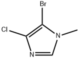 1H-Imidazole, 5-bromo-4-chloro-1-methyl- Structure