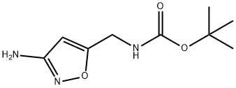 tert-butyl
N-[(3-amino-1,2-oxazol-5-yl)methyl]carbamate Structure