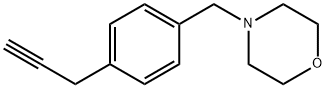 4-{[4-(prop-2-yn-1-yl)phenyl]methyl}morpholine 구조식 이미지