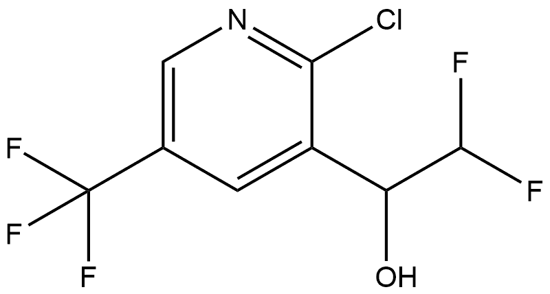 2-Chloro-α-(difluoromethyl)-5-(trifluoromethyl)-3-pyridinemethanol Structure