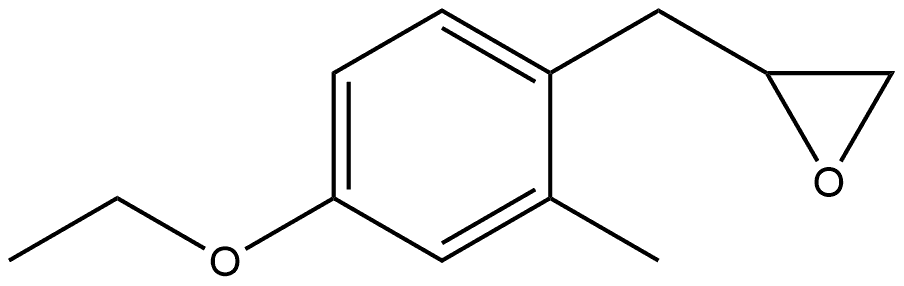 2-[(4-Ethoxy-2-methylphenyl)methyl]oxirane Structure