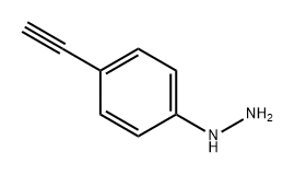 Hydrazine, (4-ethynylphenyl)- Structure