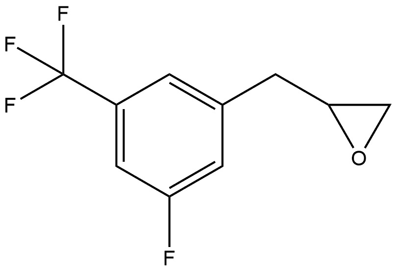 2-[[3-Fluoro-5-(trifluoromethyl)phenyl]methyl]oxirane Structure