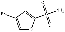 2-Furansulfonamide, 4-bromo- 구조식 이미지