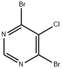 Pyrimidine, 4,6-dibromo-5-chloro- Structure
