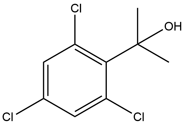 2,4,6-Trichloro-α,α-dimethylbenzenemethanol Structure