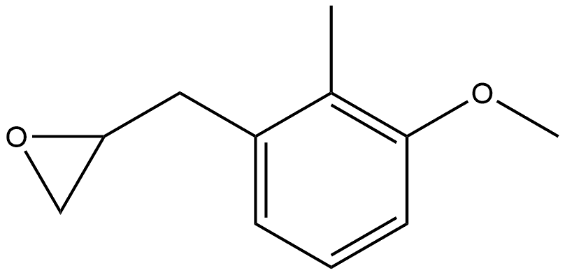 2-[(3-Methoxy-2-methylphenyl)methyl]oxirane Structure