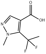 5-(1,1-difluoroethyl)-1-methyl-1H-pyrazole-4-carbo
xylic acid Structure