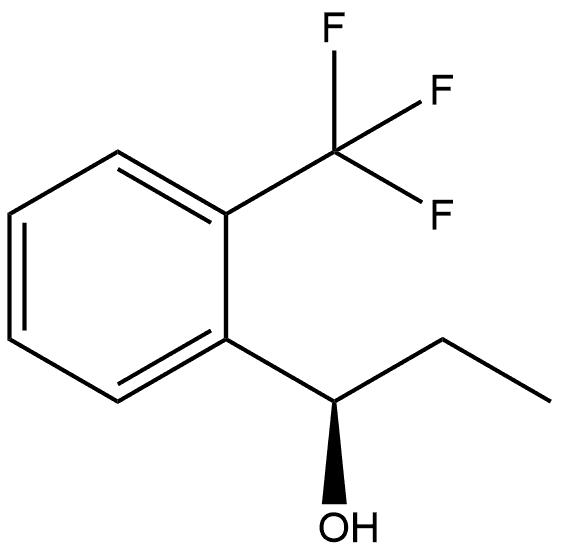 (R)-1-(2-(trifluoromethyl)phenyl)propan-1-ol Structure