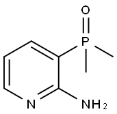 2-Pyridinamine, 3-(dimethylphosphinyl)- Structure