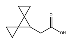 Dispiro[2.0.2.1]heptane-7-acetic acid Structure