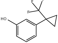 3-(1-Trifluoromethyl-cyclopropyl)-phenol Structure