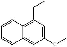 Naphthalene, 1-ethyl-3-methoxy- Structure