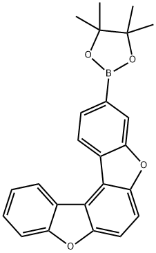 Benzo[1,2-b:4,3-b']bisbenzofuran, 3-(4,4,5,5-tetramethyl-1,3,2-dioxaborolan-2-yl)- Structure