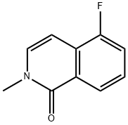 1(2H)-Isoquinolinone, 5-fluoro-2-methyl- Structure