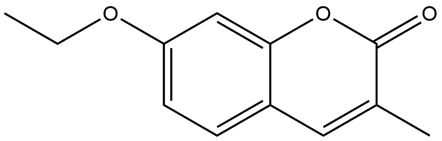 7-Ethoxy-3-methyl-2H-chromen-2-one Structure