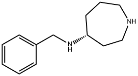 1H-Azepin-4-amine, hexahydro-N-(phenylmethyl)-, (4R)- 구조식 이미지