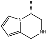 (4R)-4-methyl-1H,2H,3H,4H-pyrrolo[1,2-a]pyrazine Structure