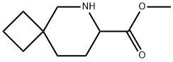 6-Azaspiro[3.5]nonane-7-carboxylic acid, methyl ester 구조식 이미지