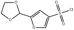 5-(1,3-dioxolan-2-yl)furan-3-sulfonyl chloride Structure
