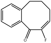 6-fluoro-5,8,9,10-tetrahydrobenzo[8]annulen-5-one Structure