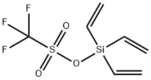 Methanesulfonic acid, 1,1,1-trifluoro-, triethenylsilyl ester Structure