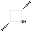 Azetidine, 2,4-dimethyl-, (2R,4S)- Structure