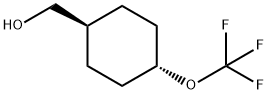 Trans-4-(trifluoromethoxy)cyclohexyl]methanol Structure