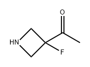 Ethanone, 1-(3-fluoro-3-azetidinyl)- Structure