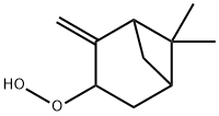 Hydroperoxide, 6,6-dimethyl-2-methylenebicyclo[3.1.1]hept-3-yl Structure