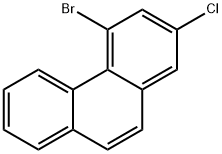 Phenanthrene, 4-bromo-2-chloro- 구조식 이미지