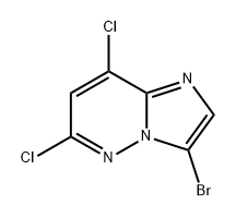 Imidazo[1,2-b]pyridazine, 3-bromo-6,8-dichloro- 구조식 이미지