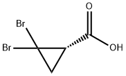 (1S)-2,2-dibromocyclopropane-1-carboxylic acid Structure