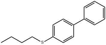 1,1'-Biphenyl, 4-(butylthio)- Structure