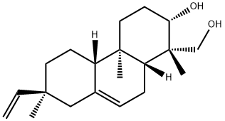 (13S)-7,15-Pimaradiene-3β,19-diol Structure