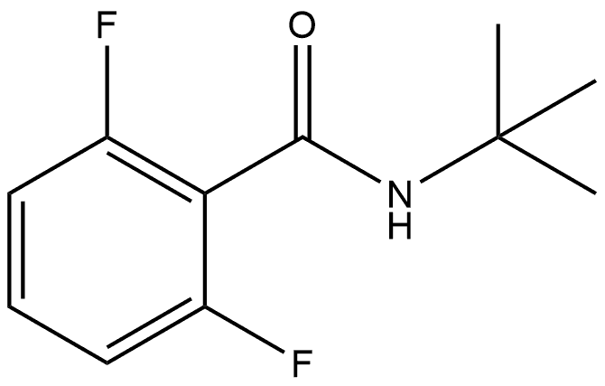 N-(1,1-Dimethylethyl)-2,6-difluorobenzamide Structure