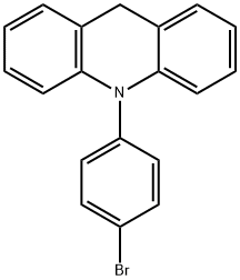 Acridine, 10-(4-bromophenyl)-9,10-dihydro- Structure