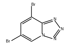 Tetrazolo[1,5-a]pyridine, 6,8-dibromo- 구조식 이미지