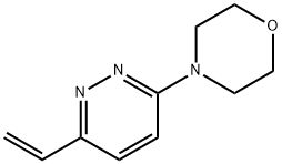 Morpholine, 4-(6-ethenyl-3-pyridazinyl)- Structure