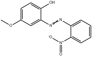 4-methoxy-2-(2'-nitrophenylazo)phenol Structure