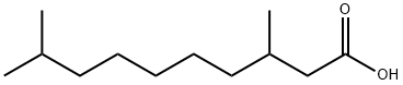 3,9-dimethyldecanoic acid Structure